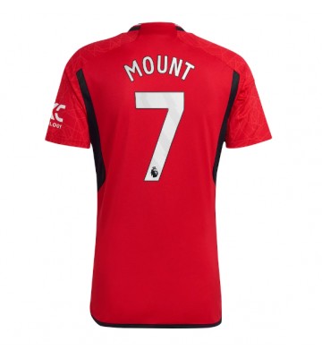 Manchester United Mason Mount #7 Koszulka Podstawowych 2023-24 Krótki Rękaw